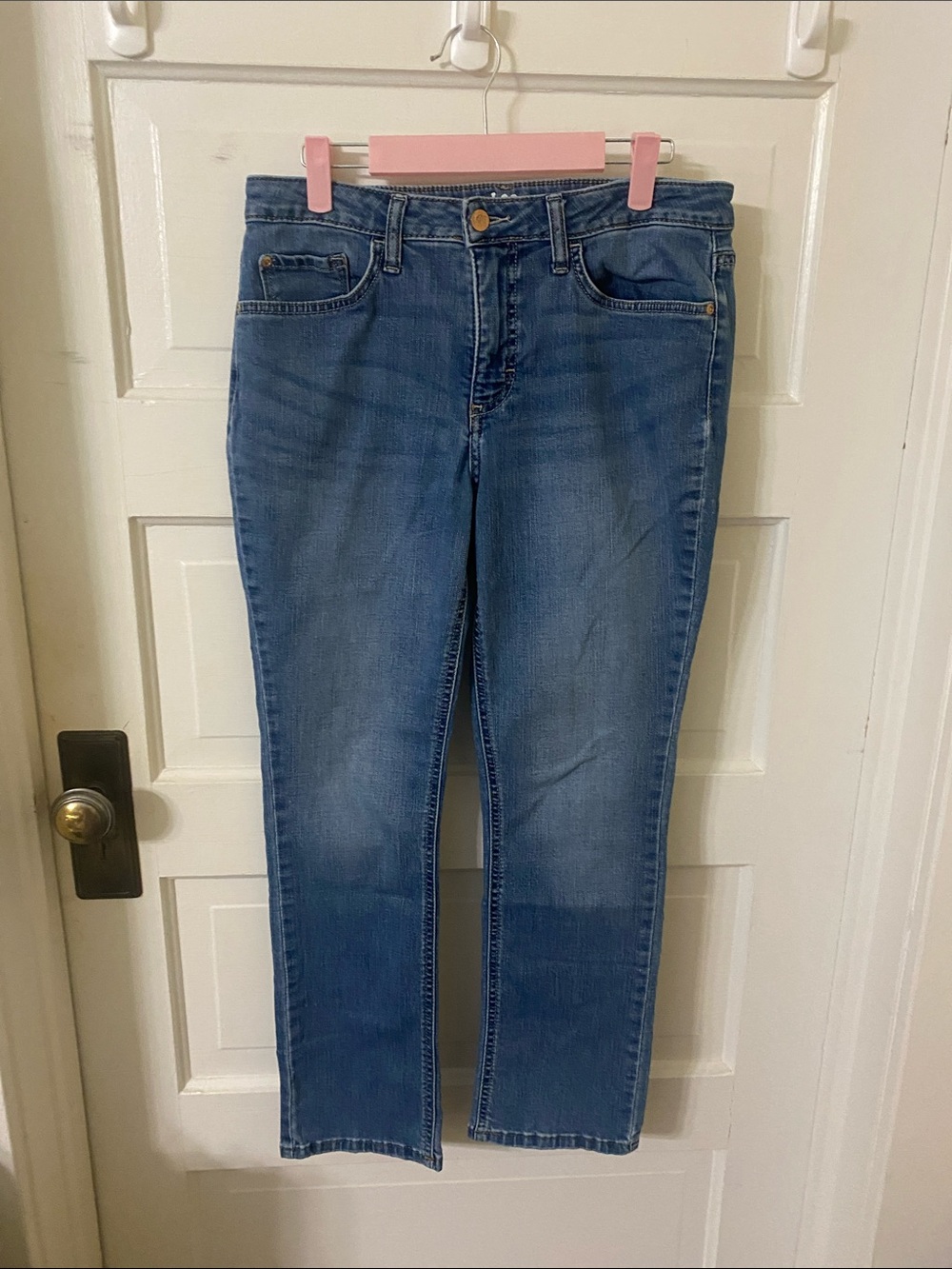 Lee Petite Medium Wash Classic Denim Jeans Size 10P